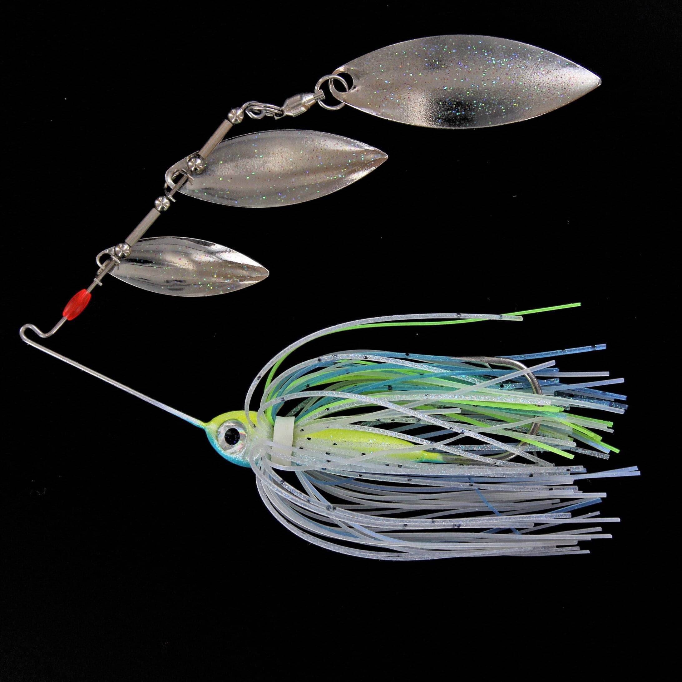 Mini Me 3 Blade Spinnerbait-Spot C Ducer 3wn-1/2 oz-