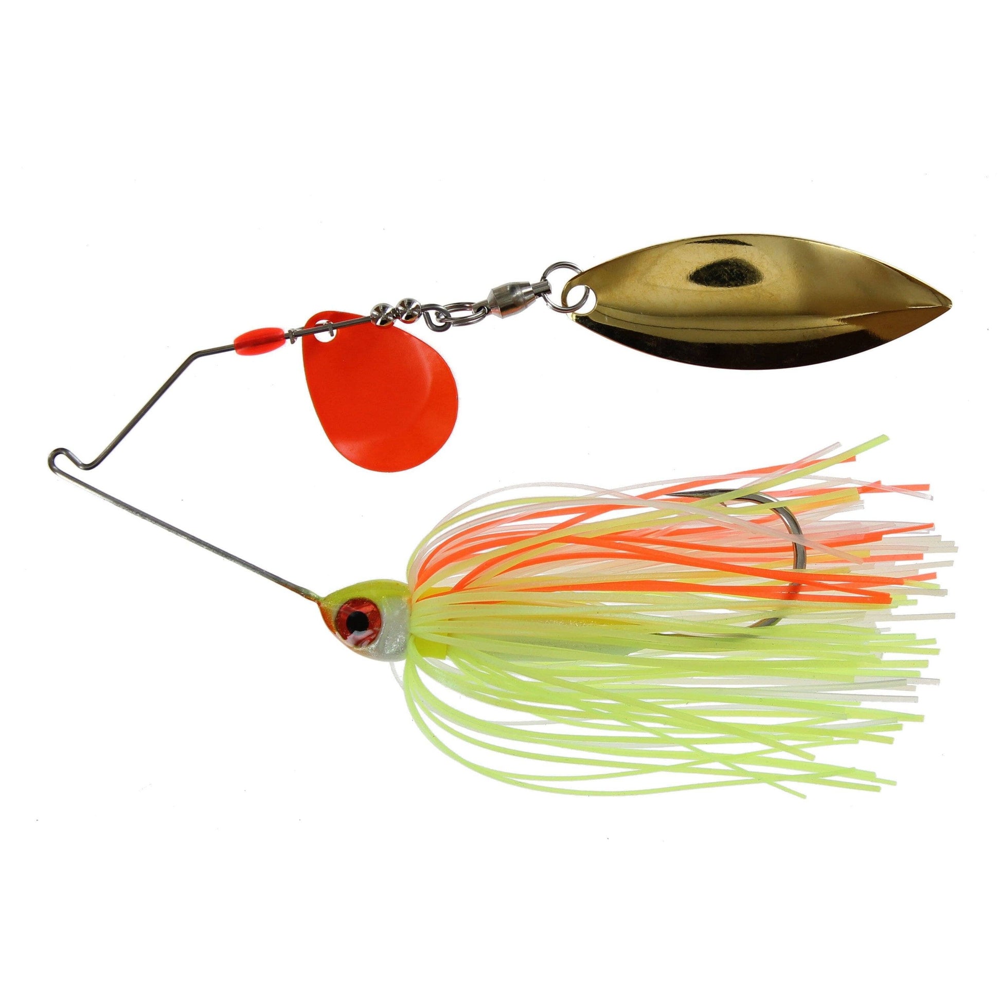 Mini Me Spinnerbait Orange Kicker PG05 Taog 3/8 oz 