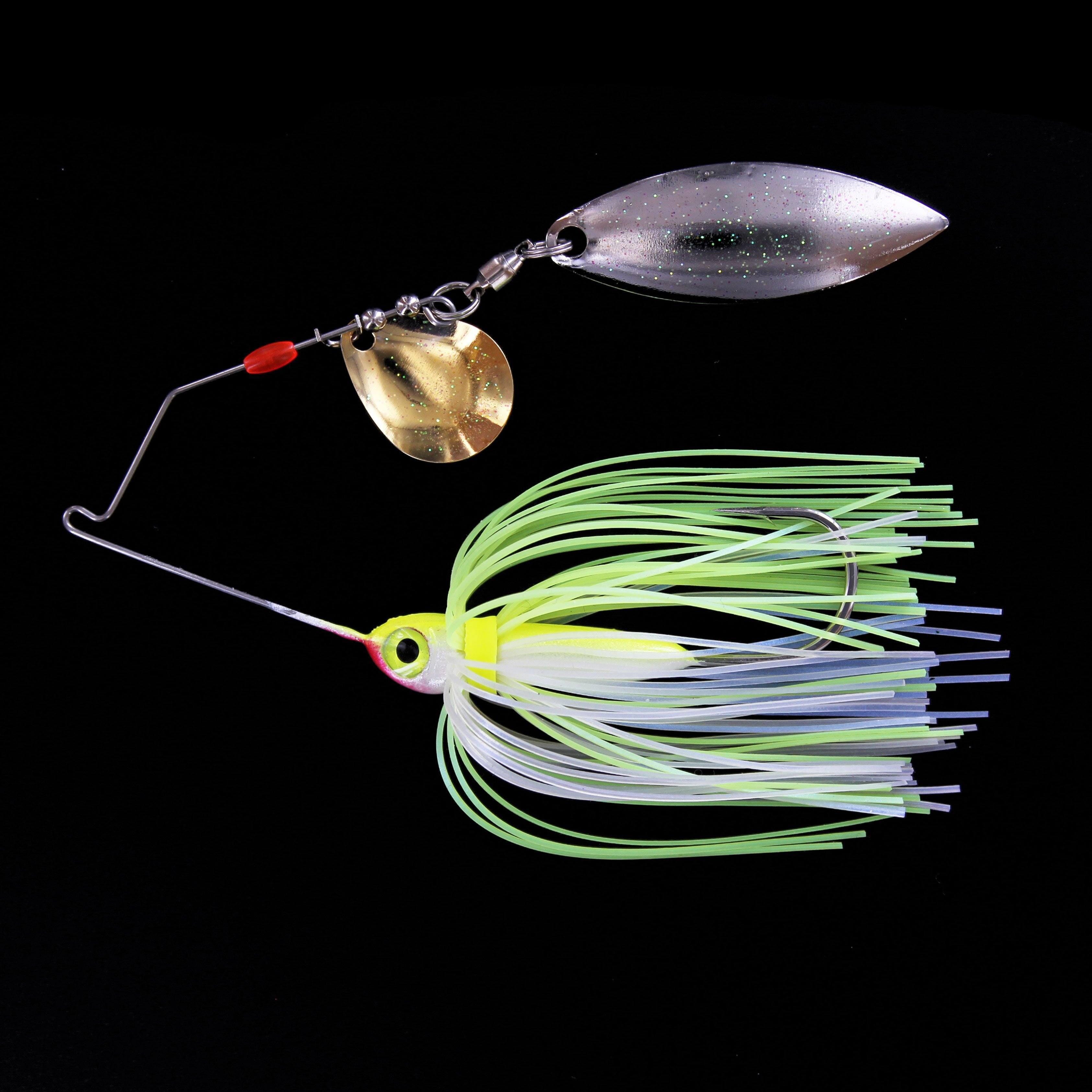 Mini Me Spinnerbait-Chart White PG05 Tagn-3/8 oz-