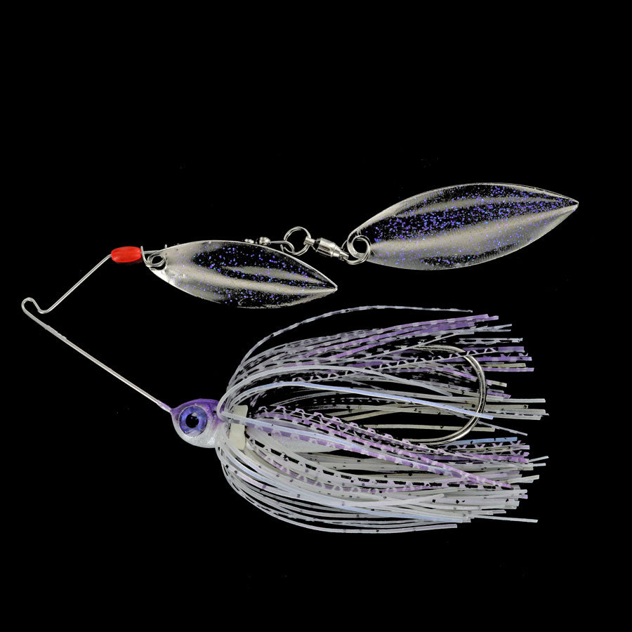 Mini Me Spinnerbait-Purple Shad C23 Dwn-3/8 oz-