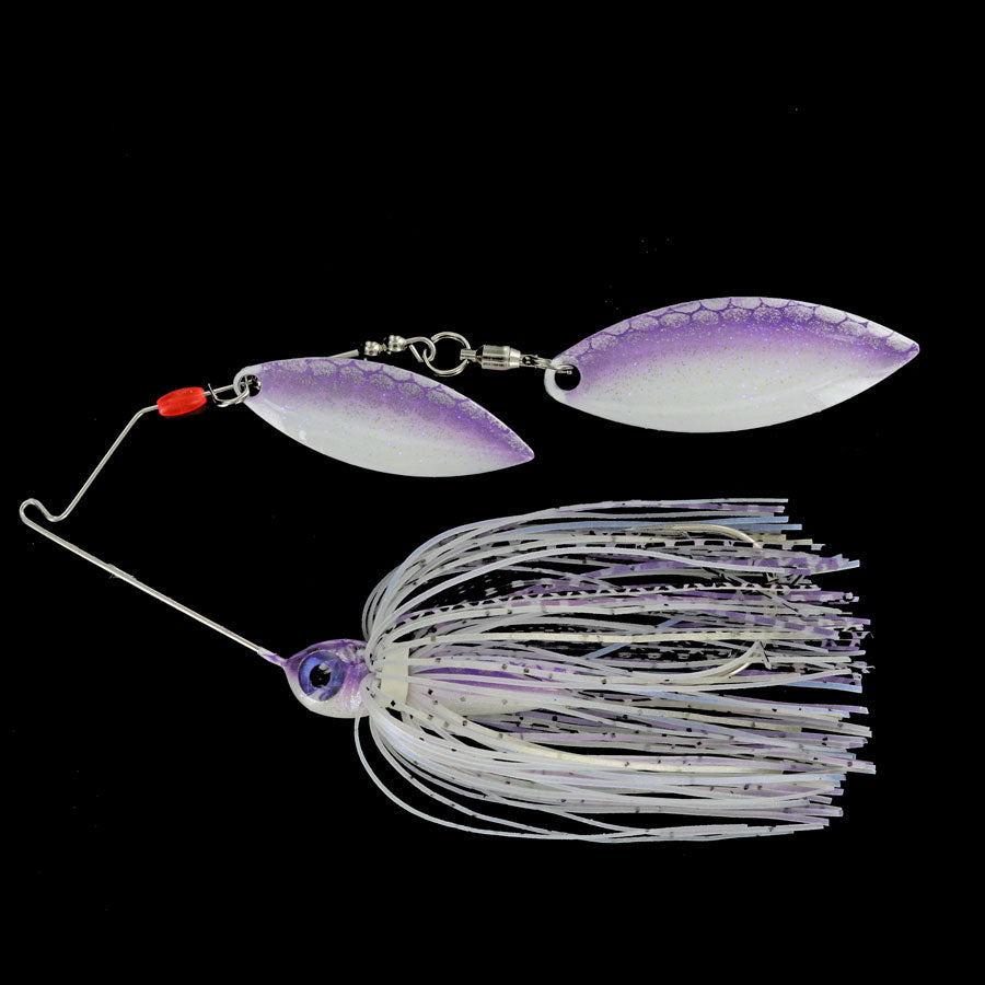 Mini Me Spinnerbait-Purple Shad C23 Dwp-3/8 oz-
