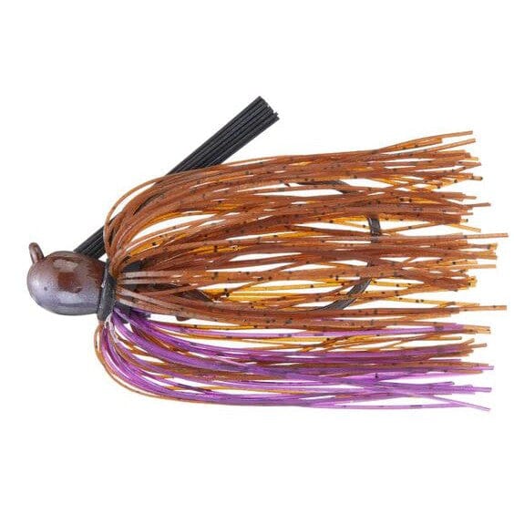 Missile Jigs Ike’S Mini Flip Jig Brown Purple Passion 1/2 oz 