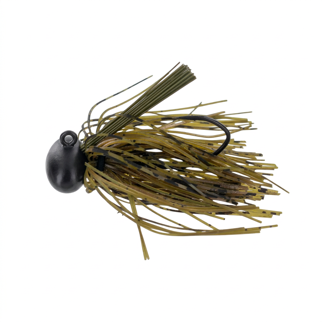 Missile Jigs Micro HD Football Jig Green Pumpkin