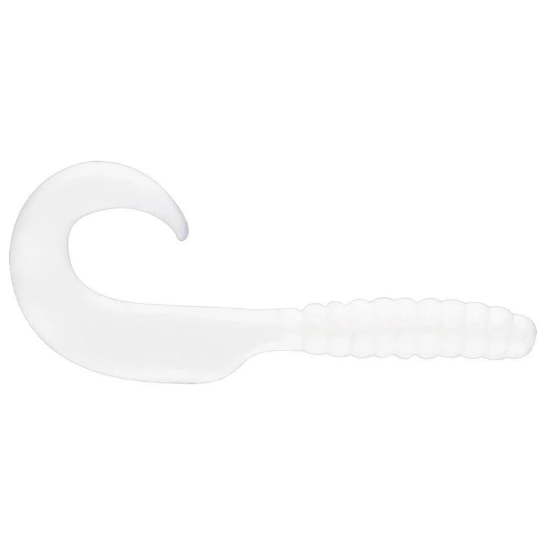 Mister Twister Grub White 3" 20pk