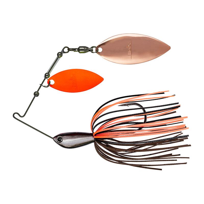 Molix Waterslash R Double Willow Spinnerbait-Mud Vein-1/2oz-