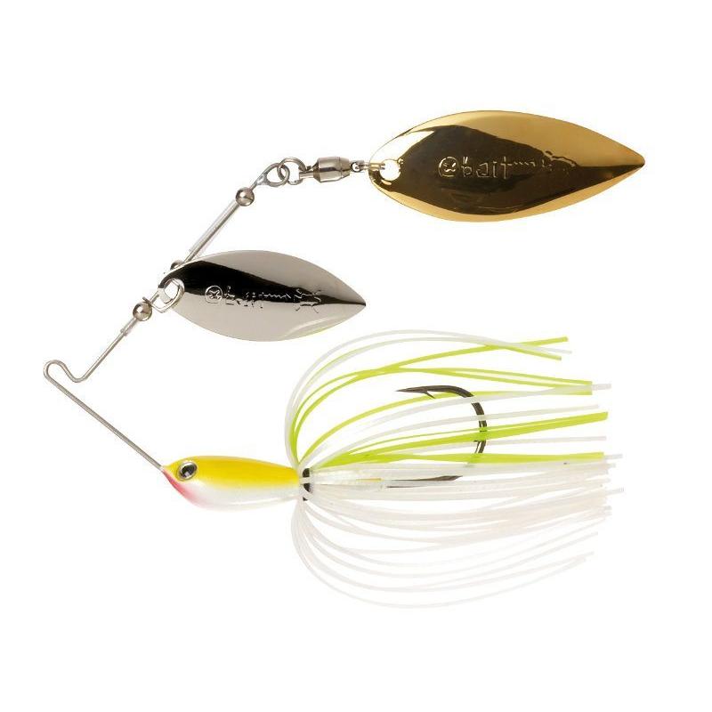 Molix Waterslash R Double Willow Spinnerbait-White Chartreuse-1/2oz-