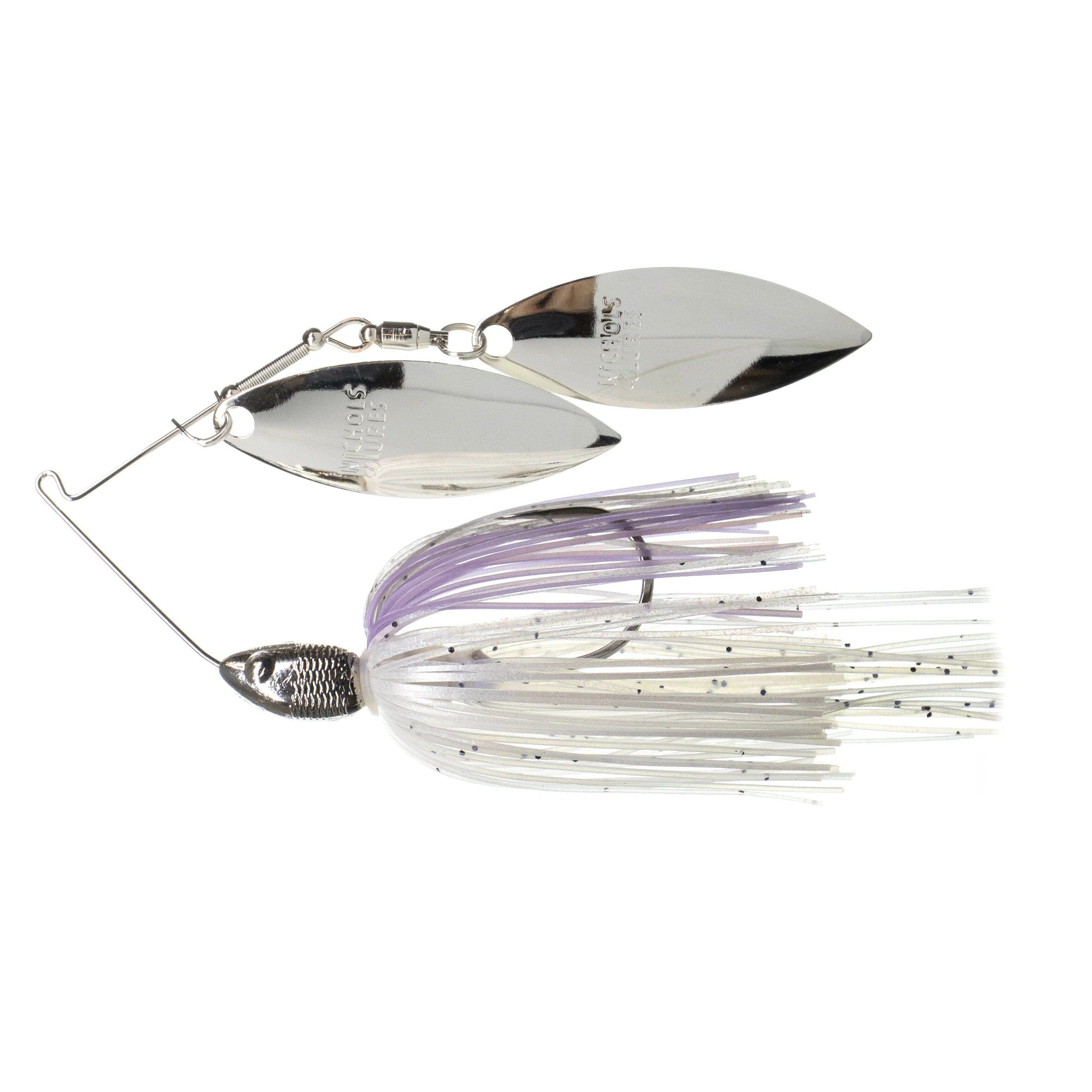 Nichols Catalyst Spinnerbait Double Willow New Purple Haze 3/8oz 