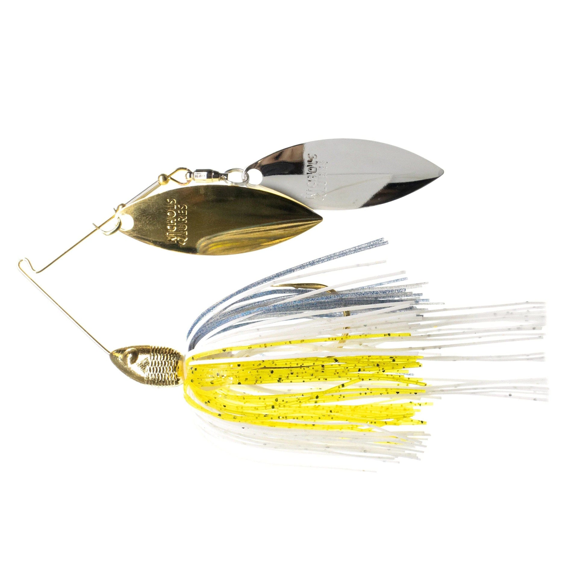 Nichols Catalyst Spinnerbait Double Willow New Sexy Shad 3/8oz 