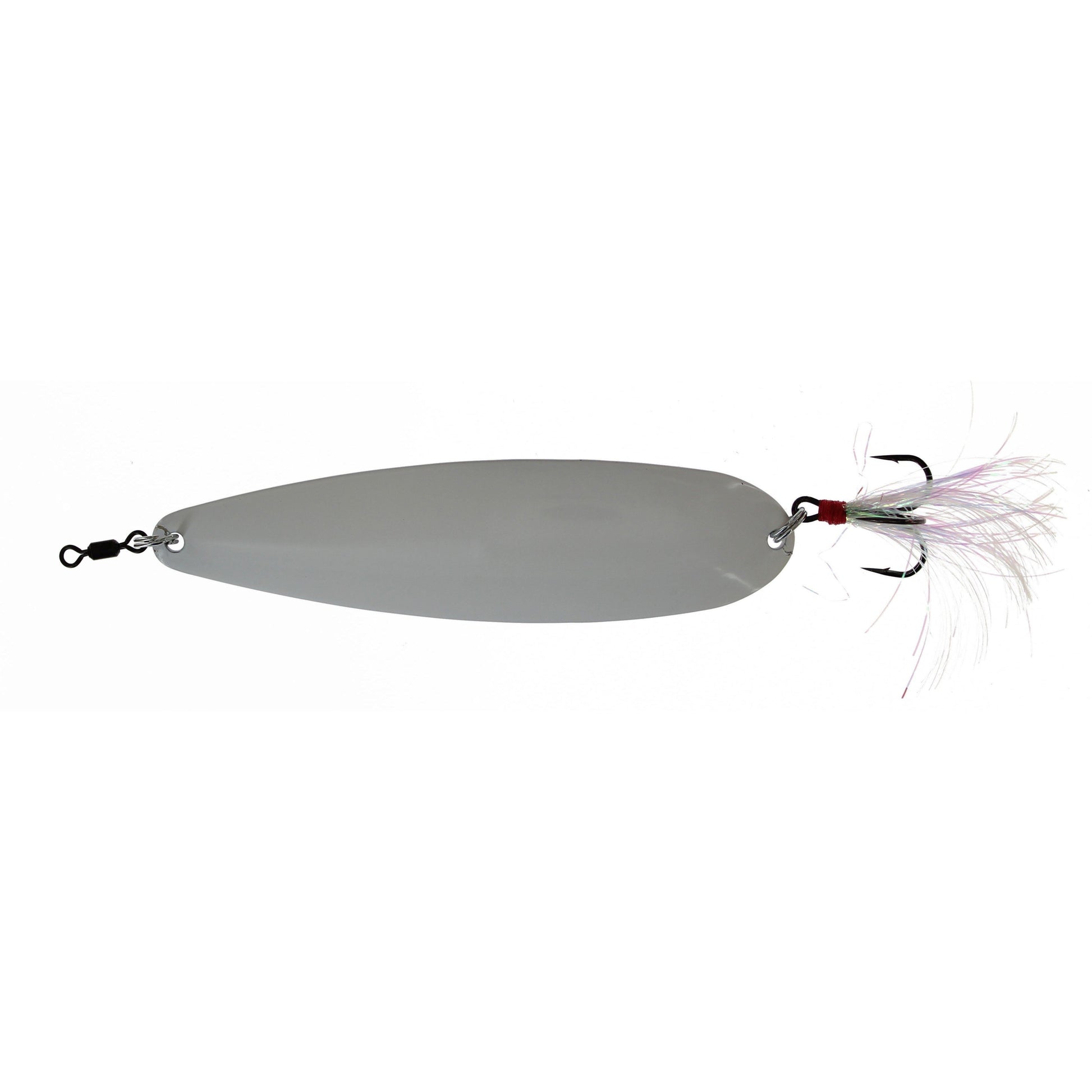 Nichols Lake Fork Flutter Spoon-Snow-3.75" - 3/4oz-