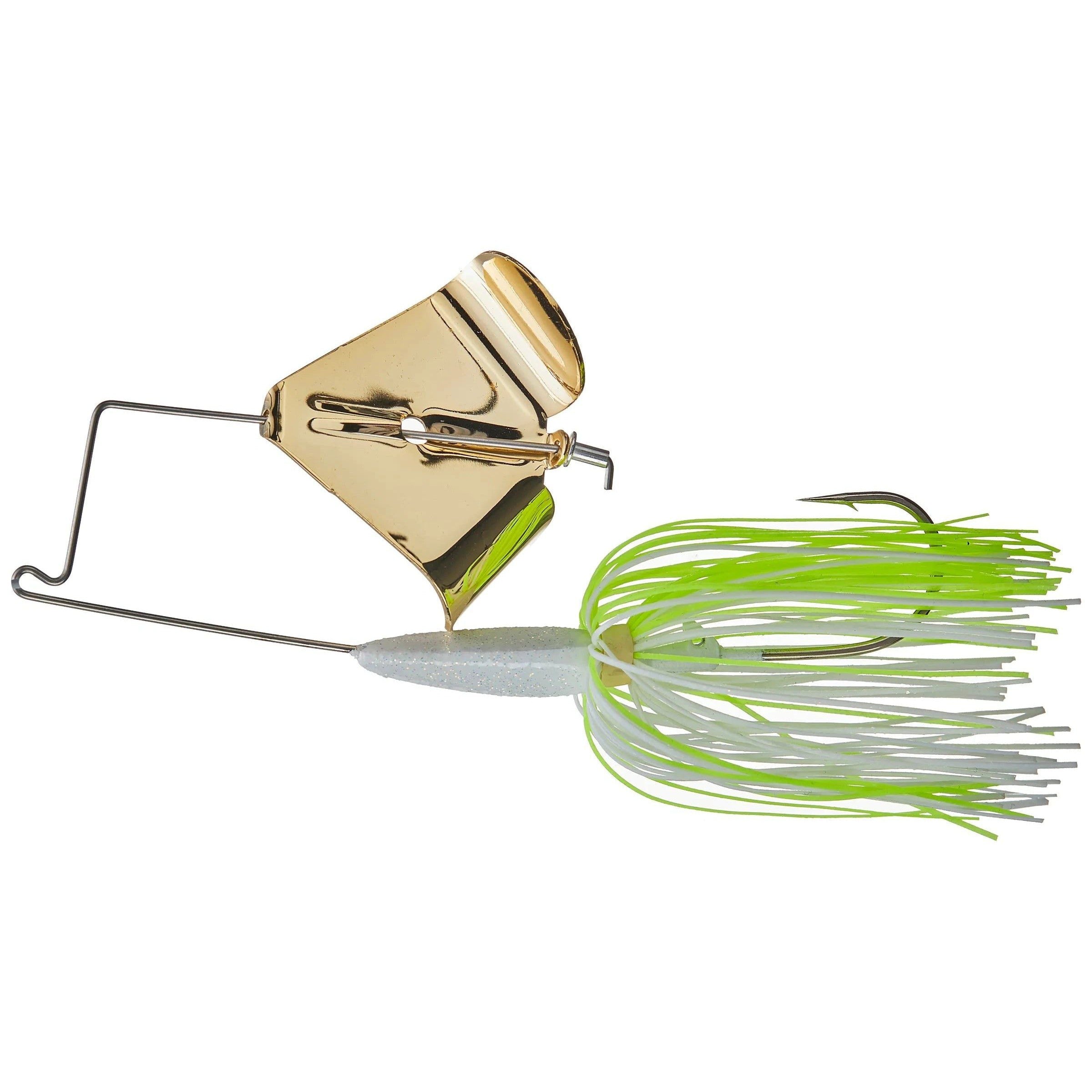 Nichols Reflex Buzzbait-White-Chartreuse-Gold-1/2oz-