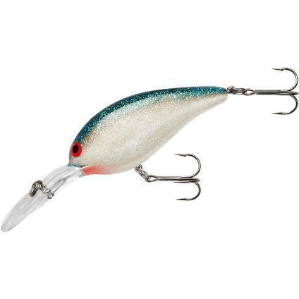 Norman Deep Little N Crankbait-White Green Fleck-