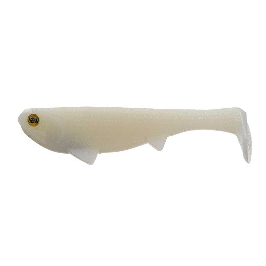 Optimum Boom Boom Line Thru Swimbait-Pearl White-4"-
