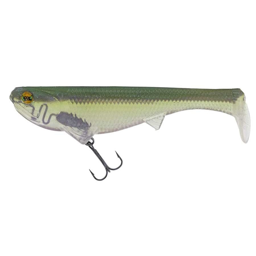 Optimum Boom Boom Rigged Swimbait 6"-565 Ghost Minnow-