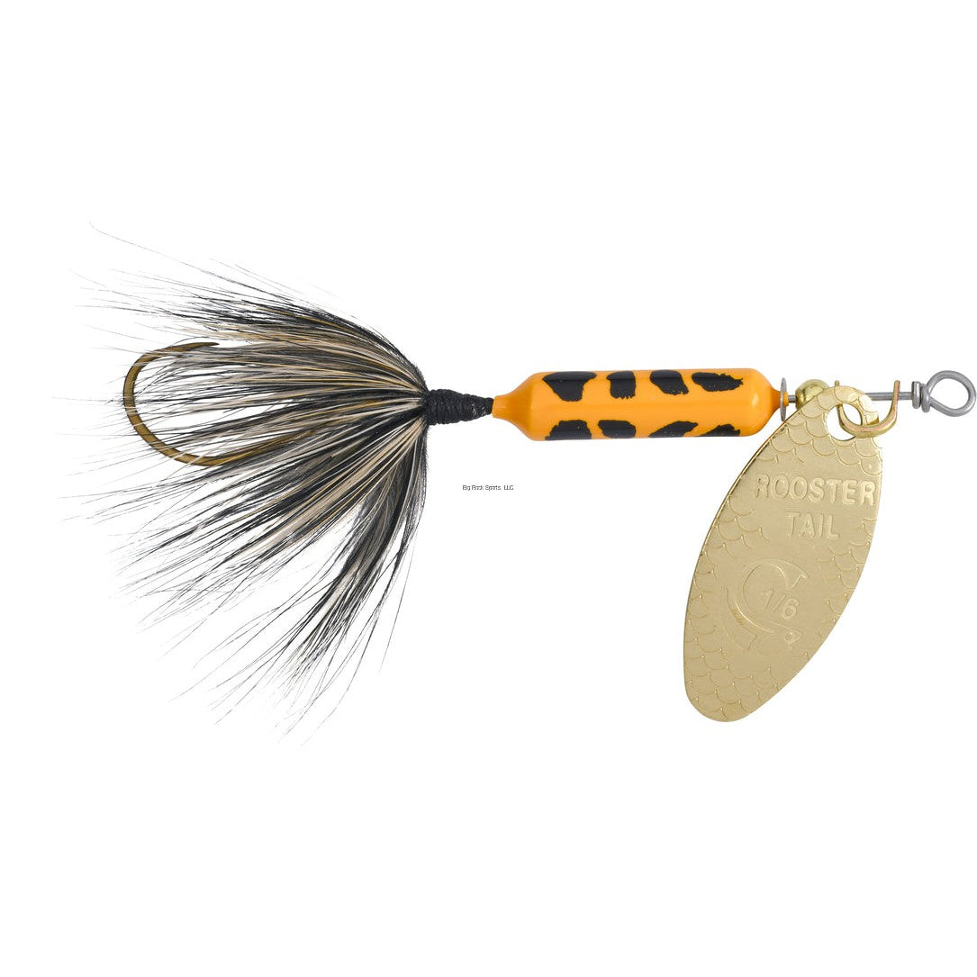 Original Rooster Tail with Single Hook 1/16oz Yellow Coachdog 