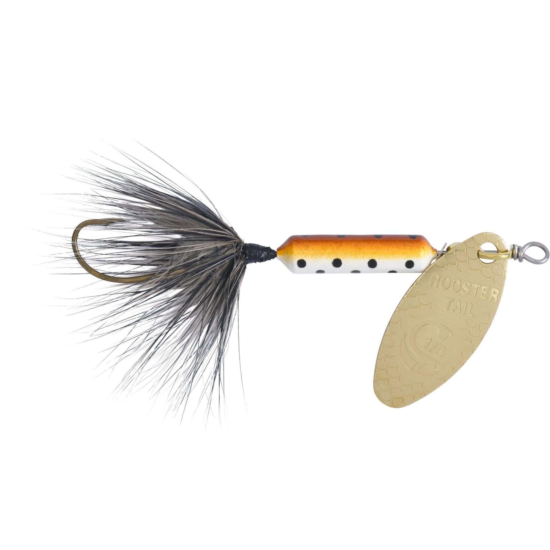 Original Rooster Tail with Single Hook-1/16oz-Brown Trout-