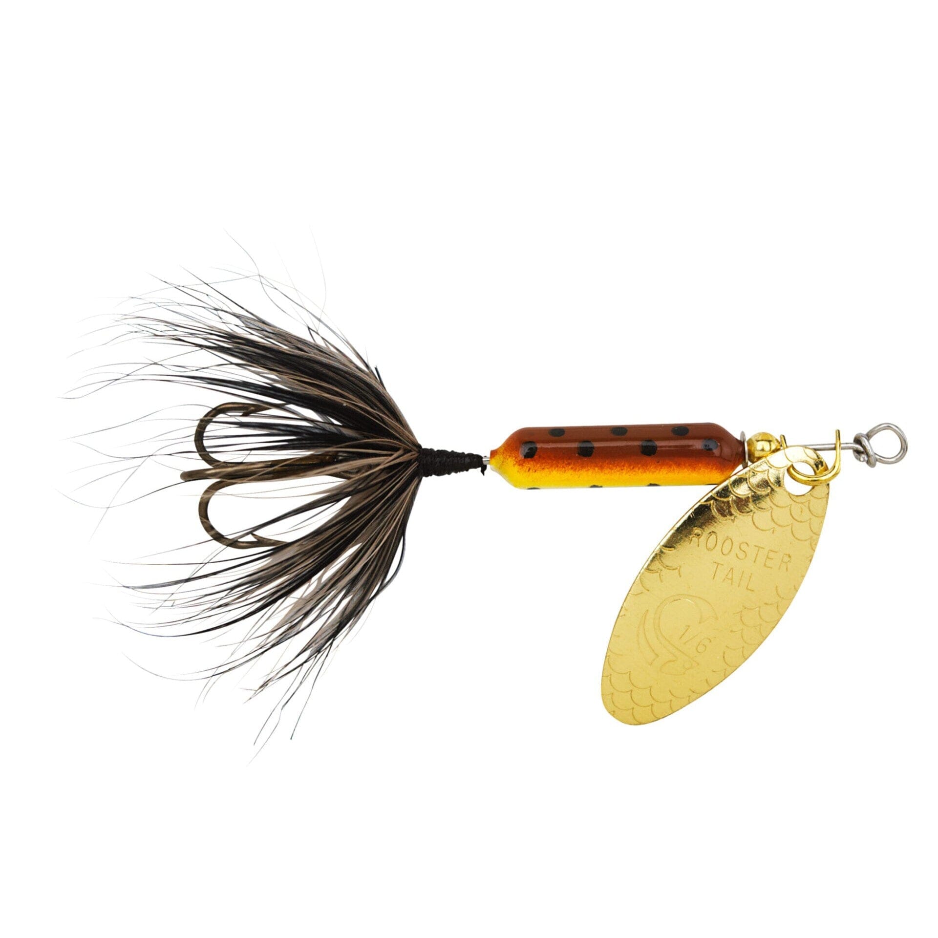 Original Rooster Tail with Treble-Brown Trout-1/16oz-
