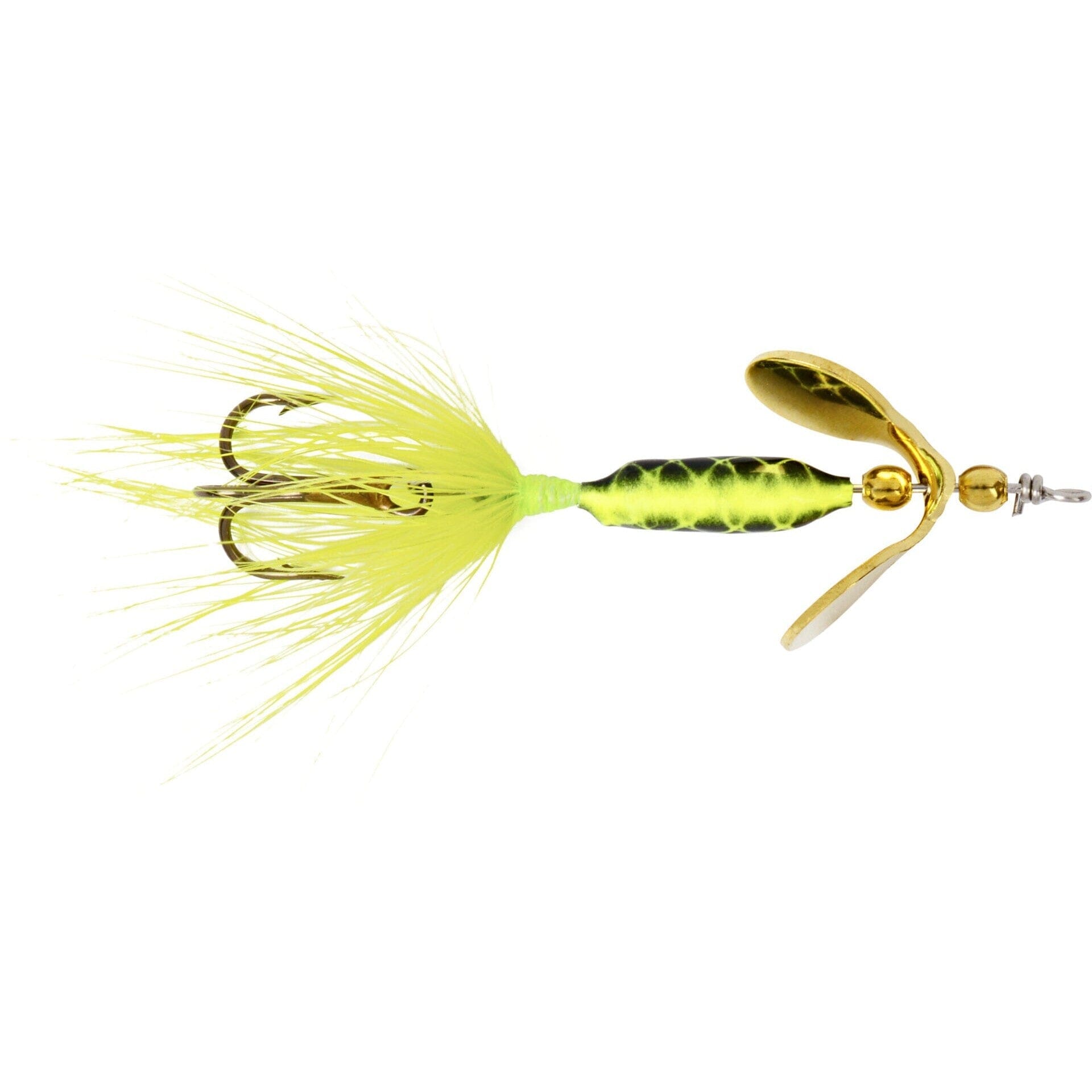 Original Rooster Tail with Treble Chartreuse 1/32oz 