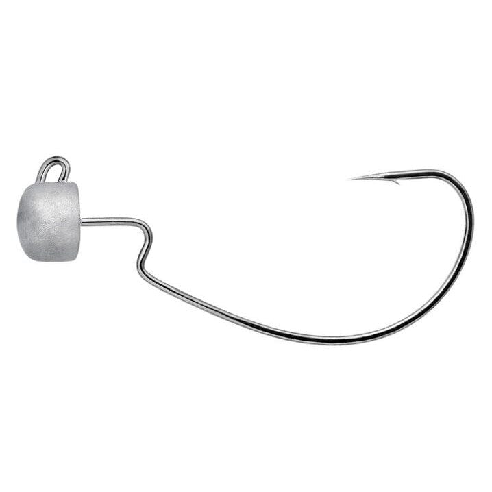 Owner Block Head Offset Jig Head 4pk-1/16 1/0-Natural-