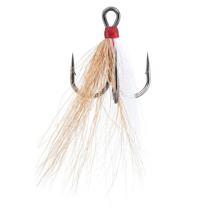 dressed fishing hooks Owner DT-36BC Dress Treble Hook 2 / Brown/White