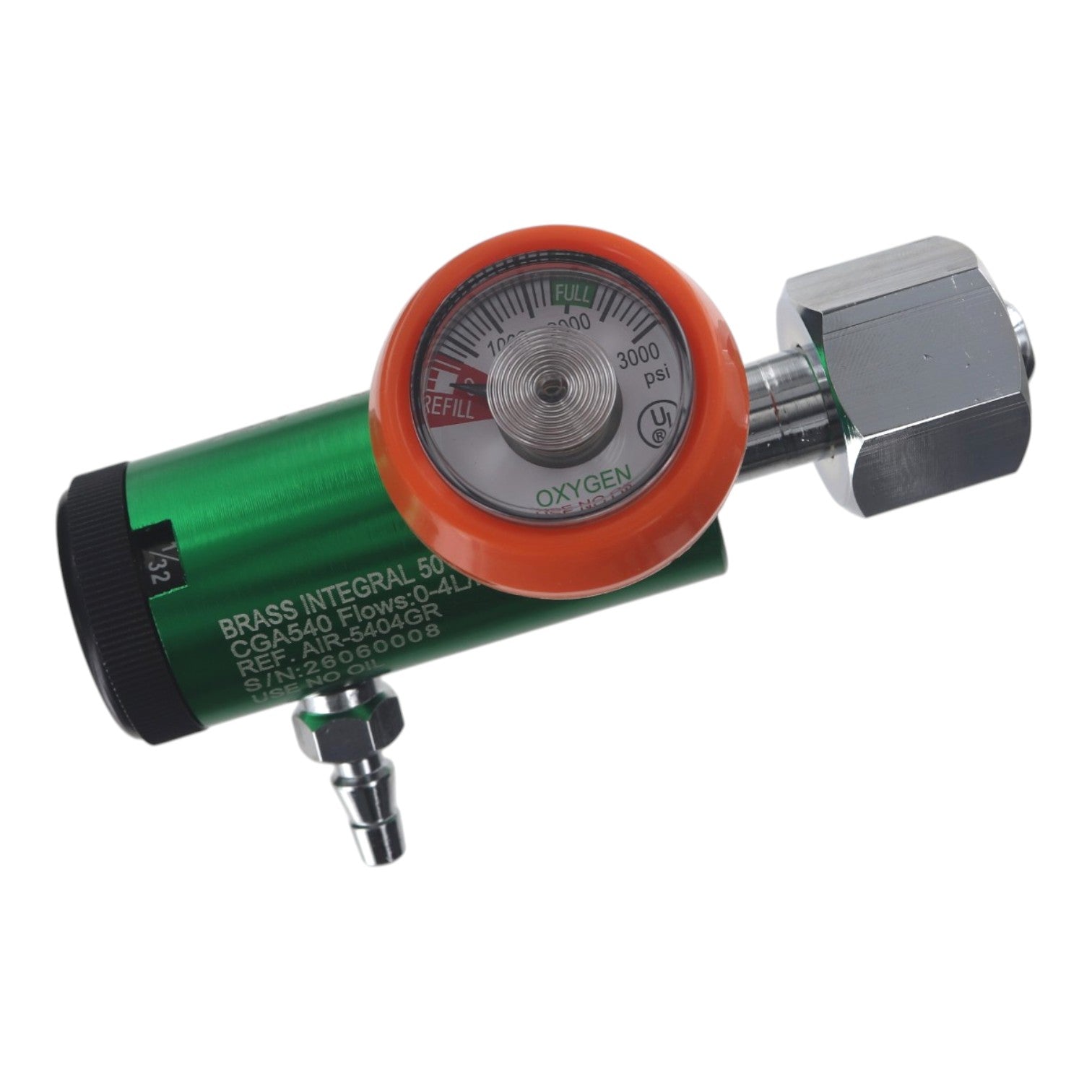 Mack's CGA 540 Oxygen Regulator