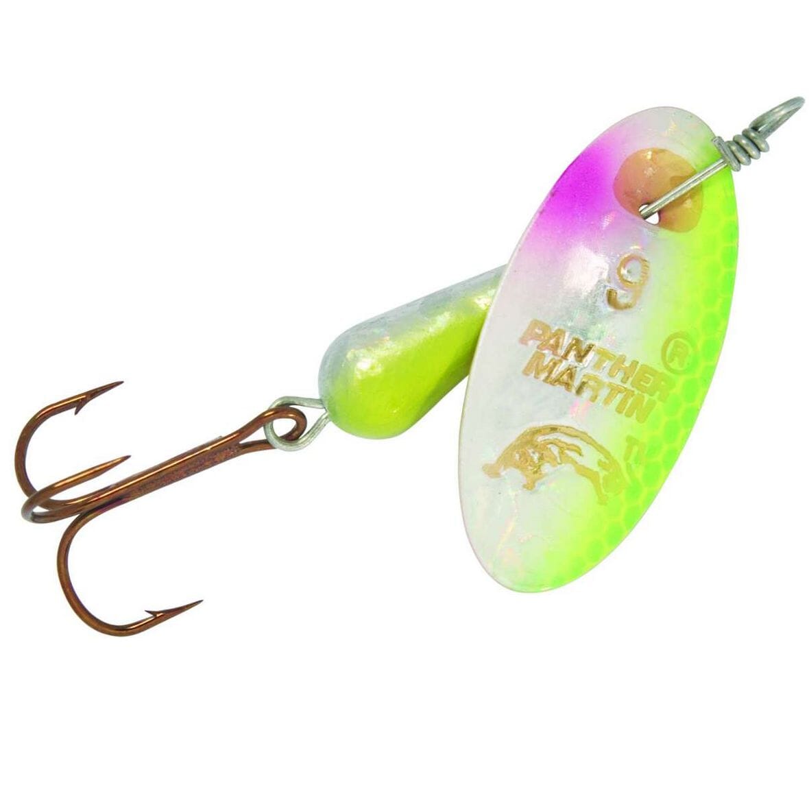 Panther Martin InLine Spinner-1/16oz-Holographic Chartreuse-