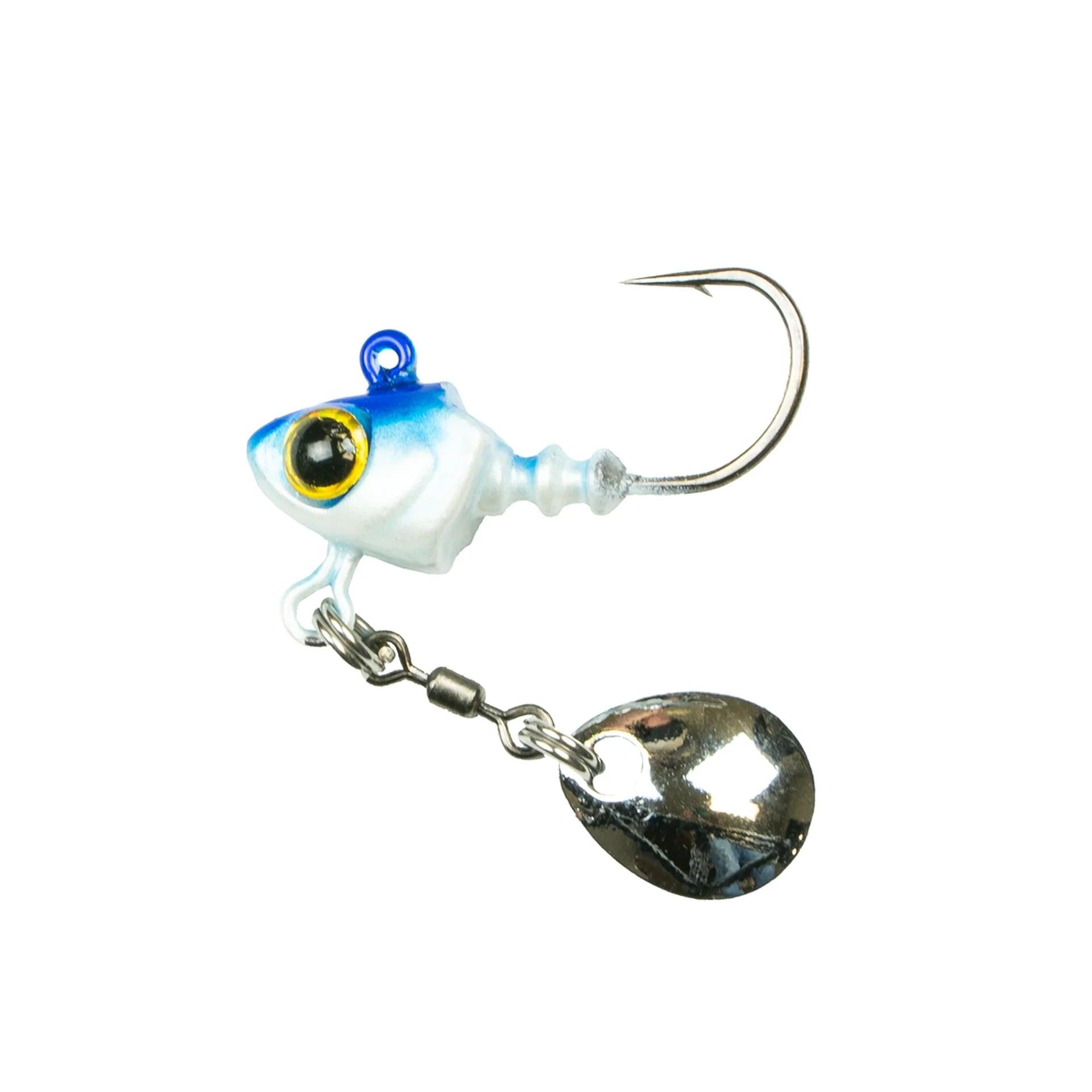 Pecos Underspin Jighead Royal Minnow 1/8oz 