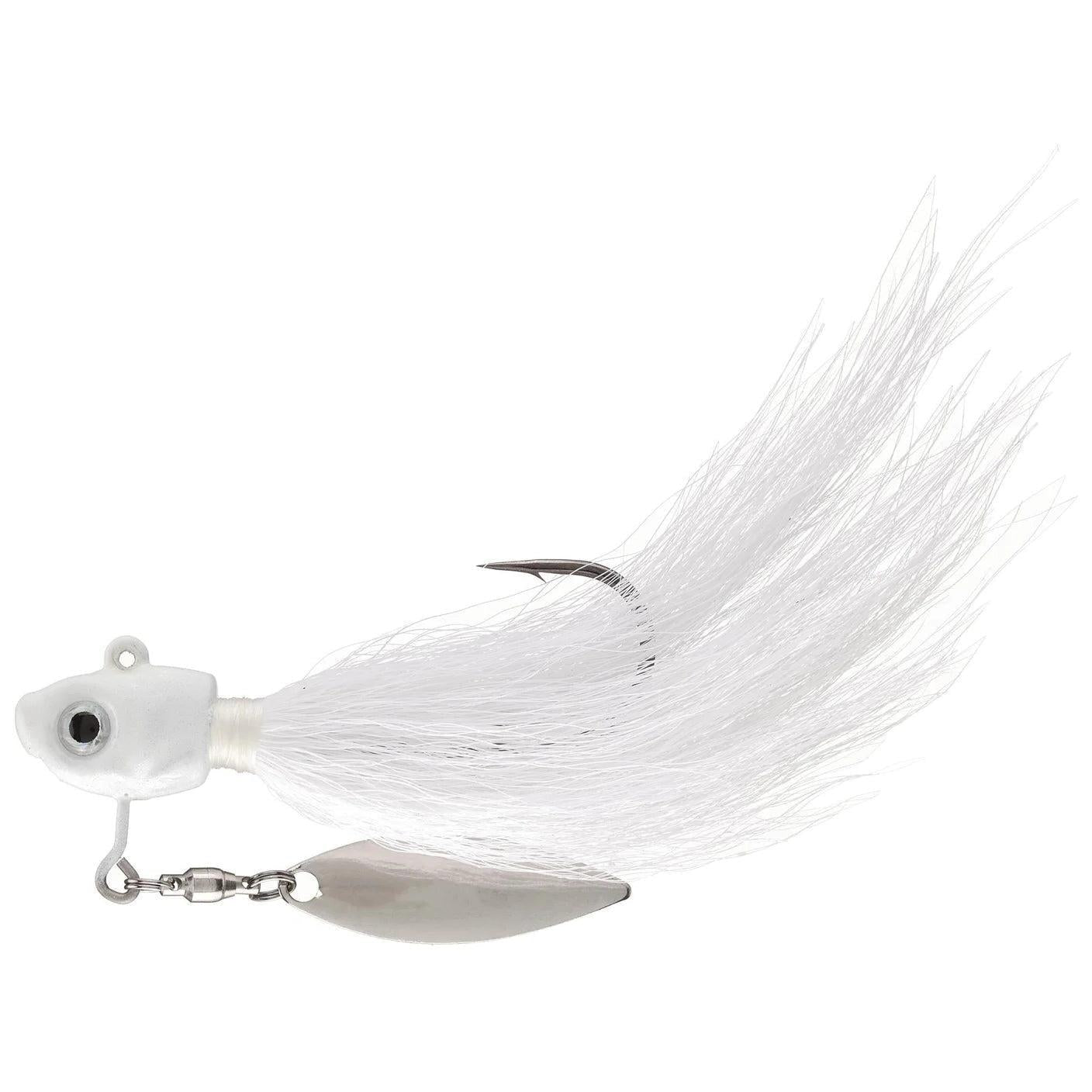 PH Fishing Buck-N-Spin Underspin White 1/4 4/0