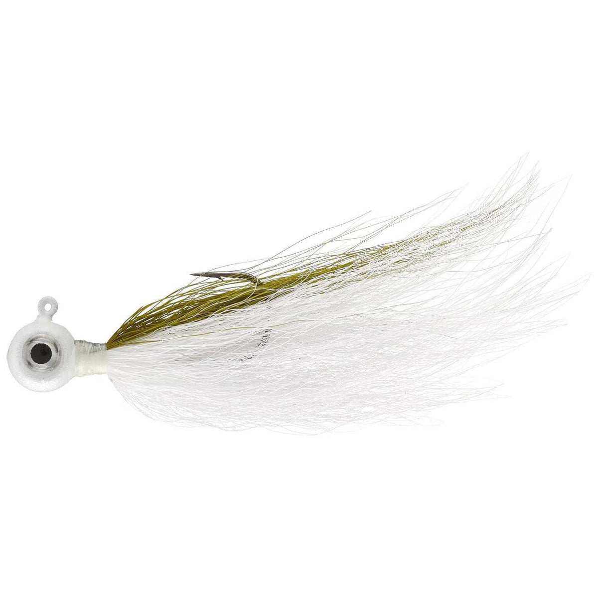 PH Fishing Moon Baby Hair Jig 2pk Olive Shad 3/16 2/0