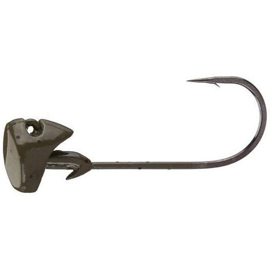 Picasso Aaron Martens Rhino Shakey Head 3pk-Green Pumpkin-1/4 4/0-