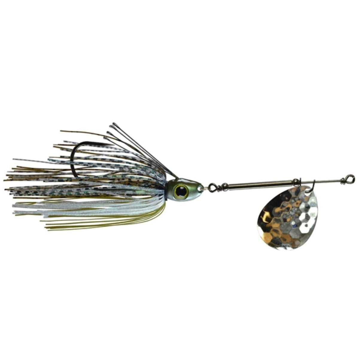 Picasso All-Terrain Weedless Inline Spinner Green Pumpkin Gizzard Nickel 3/8 oz 