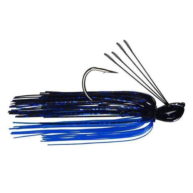 Picasso Dock Rocket Jig-Black And Blue Shower-1/2 oz-
