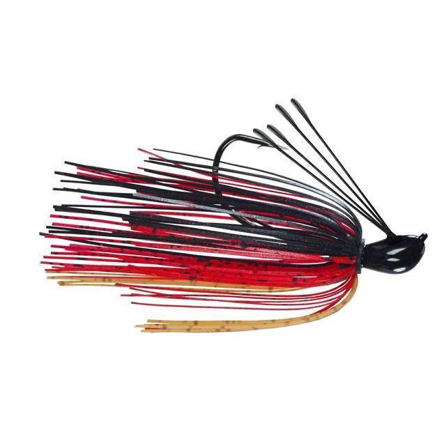 Picasso Dock Rocket Jig-Dark Red Craw-1/2 oz-