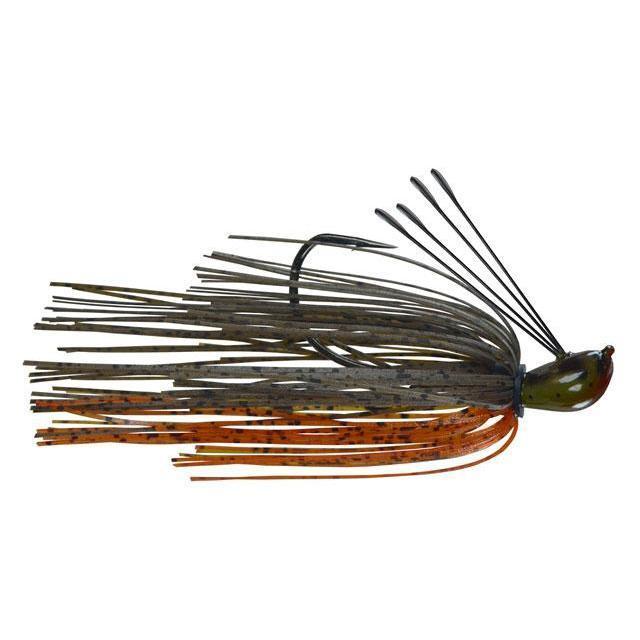 Picasso Dock Rocket Jig-Green Pumpkin Amber Red-1/2 oz-