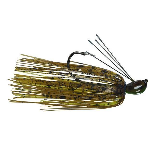 Picasso Dock Rocket Jig-Green Pumpkin Tiger Chartreuse-1/2 oz-