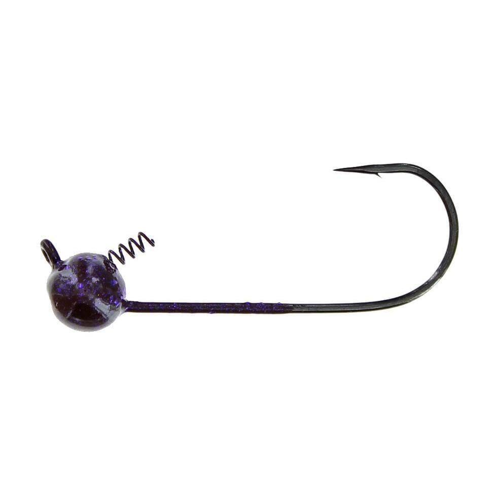 Picasso Shakedown Jighead 3Pk-1/8 oz-Brown/Purple-