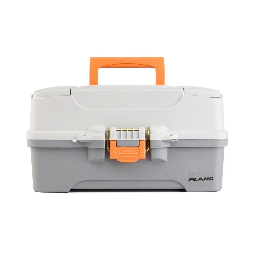 Plano Three-Tray Tackle Box Gray Orange 
