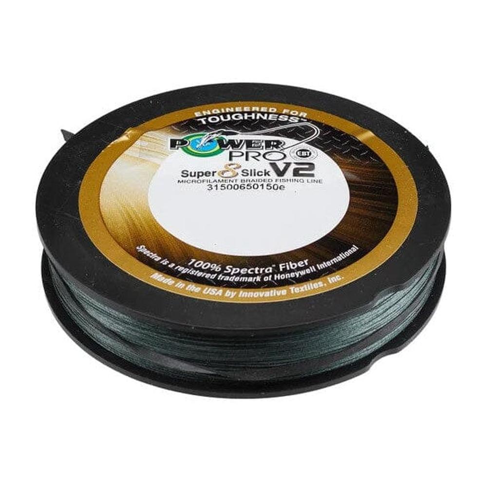 Power Pro Super8Slick V2 Braided Line Moss Green 