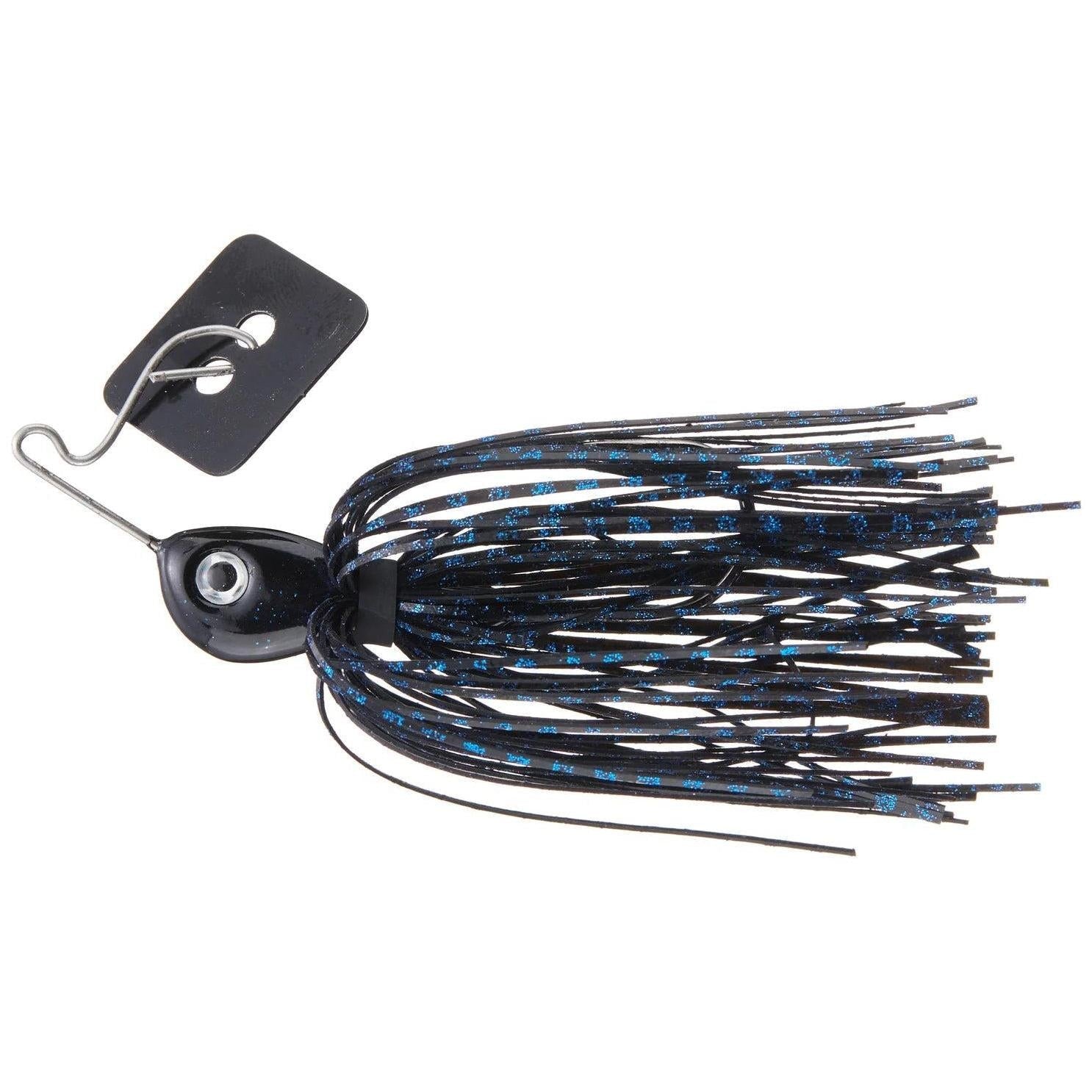 Pulse Fish Lures Side Piece-Black and Blue-1/2oz 3/0-