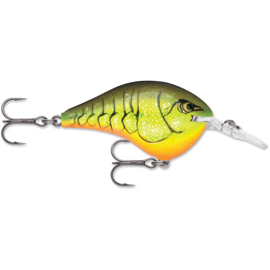 Rapala Dt 4 Crankbait-Chartreuse Roorbeer Crawdad-