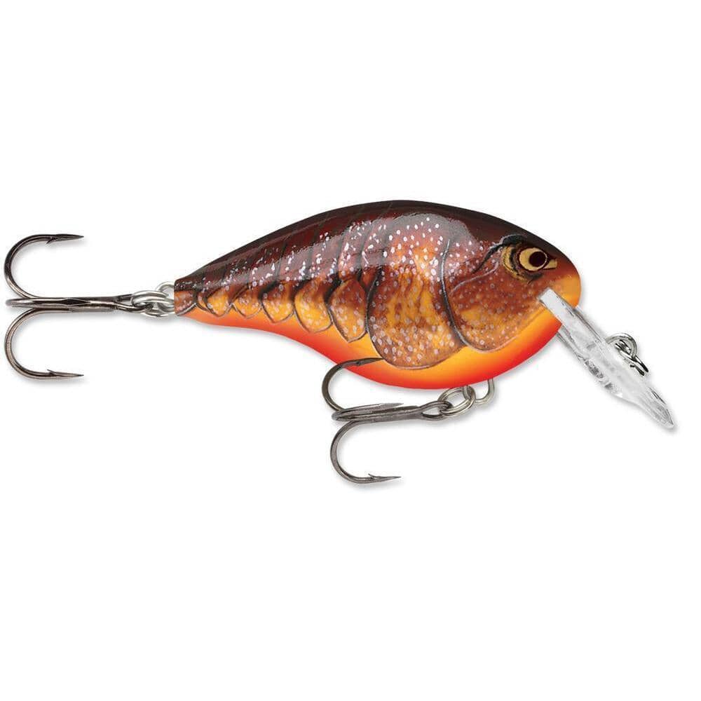 Rapala Dt 4 Crankbait-Dark Brown Crawdad-