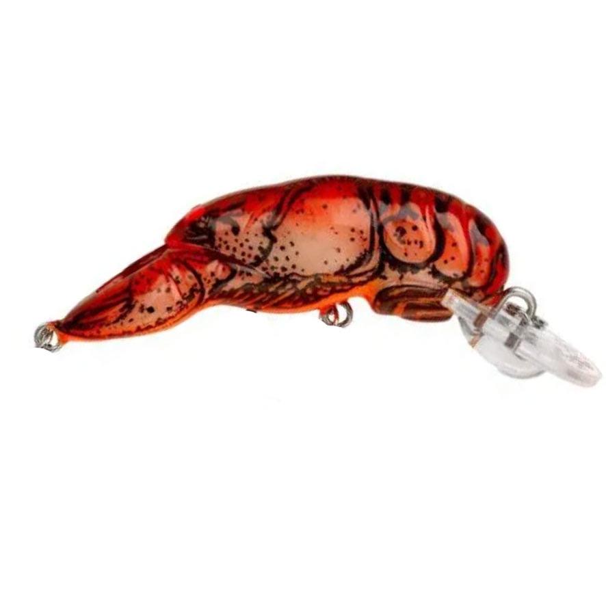 Rebel Teeny Wee Crawfish Crankbait-Cajun Crawdad-