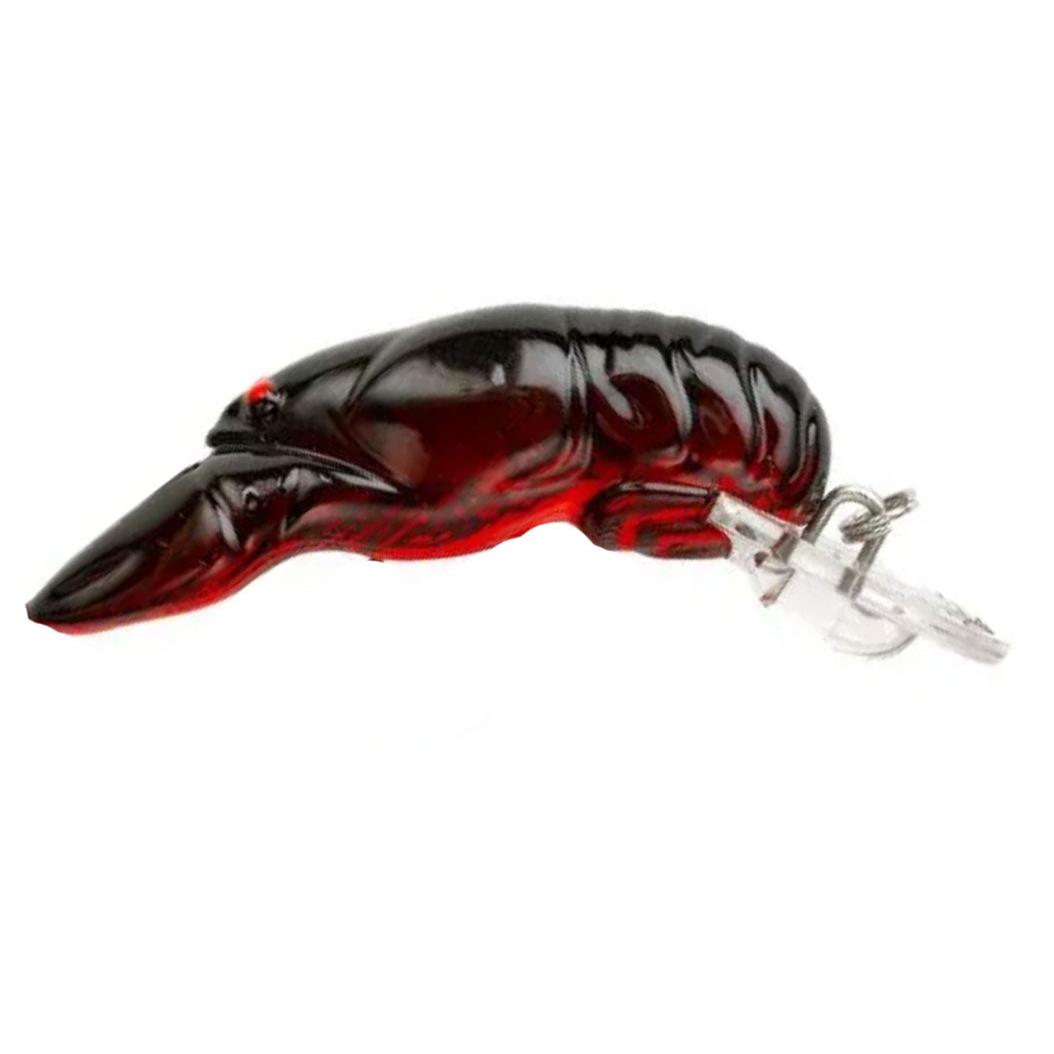 Rebel Teeny Wee Crawfish Crankbait-Texas Red-