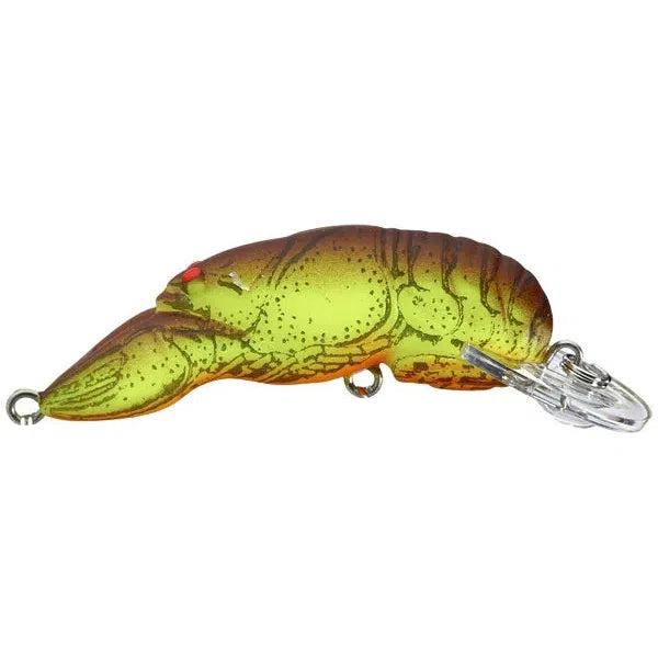 Rebel Teeny Wee Crawfish Crankbait Chartreuse Brown 