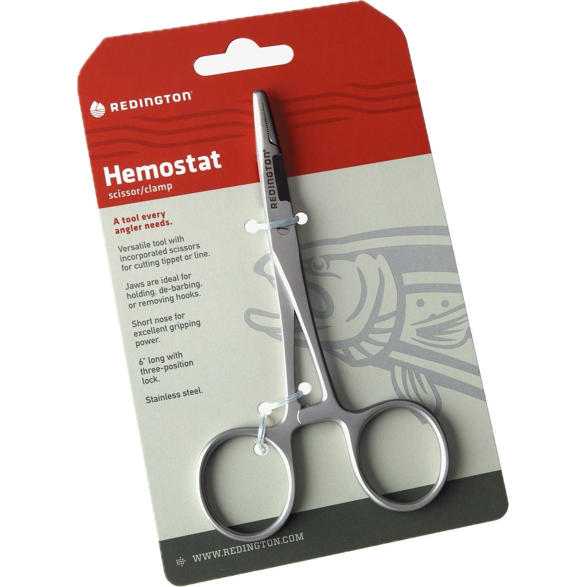 Redington 6" Hemostat with Sissor 