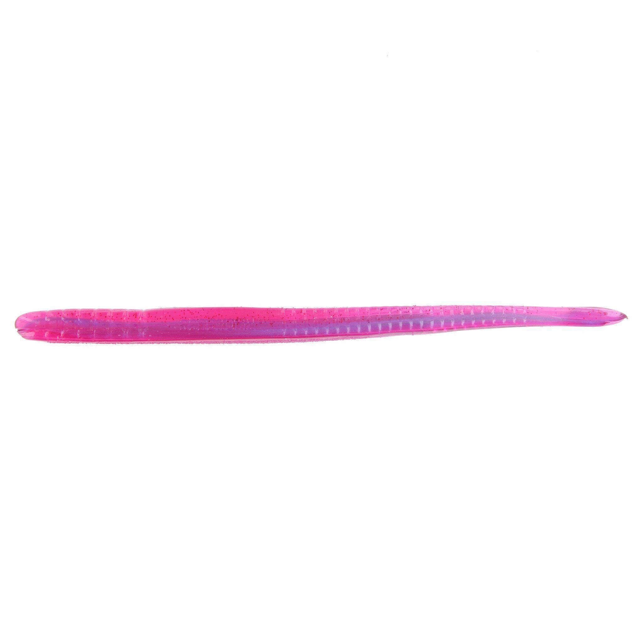 Roboworm Fat Straight Tail 6" Worm-Morning Dawn/Red Flake-