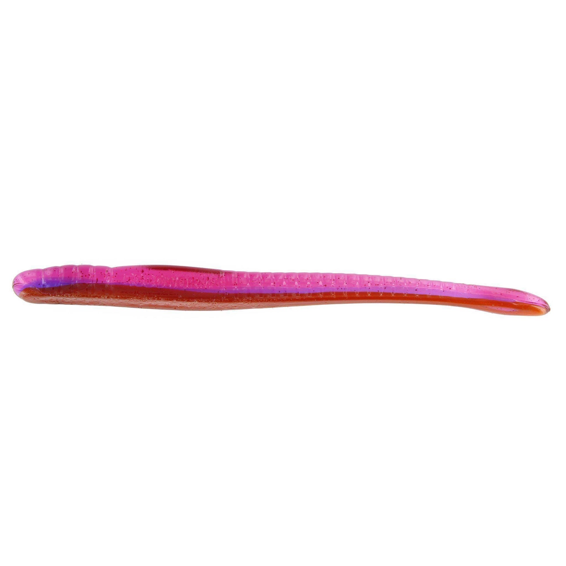 Roboworm Fat Straight Tail 6" Worm Red Crawler 
