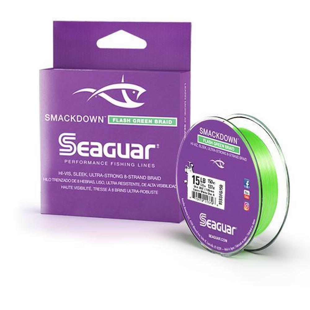 Seaguar Smackdown Braided Line 10lb 150yds Flash Green 
