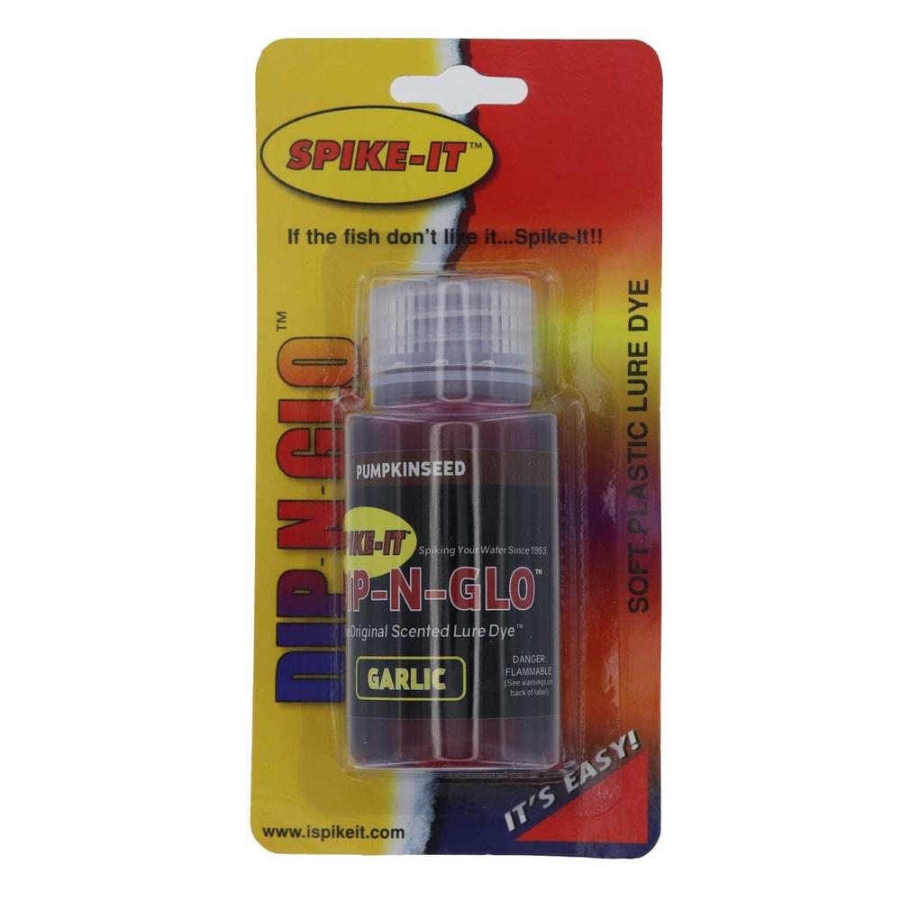 Spike It Dip-N-Glo Worm Dye 2oz Fire Red Garlic
