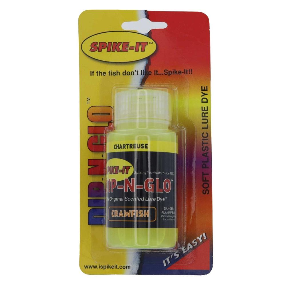 Spike It Dip-N-Glo Crawfish Dye 2oz Chartreuse