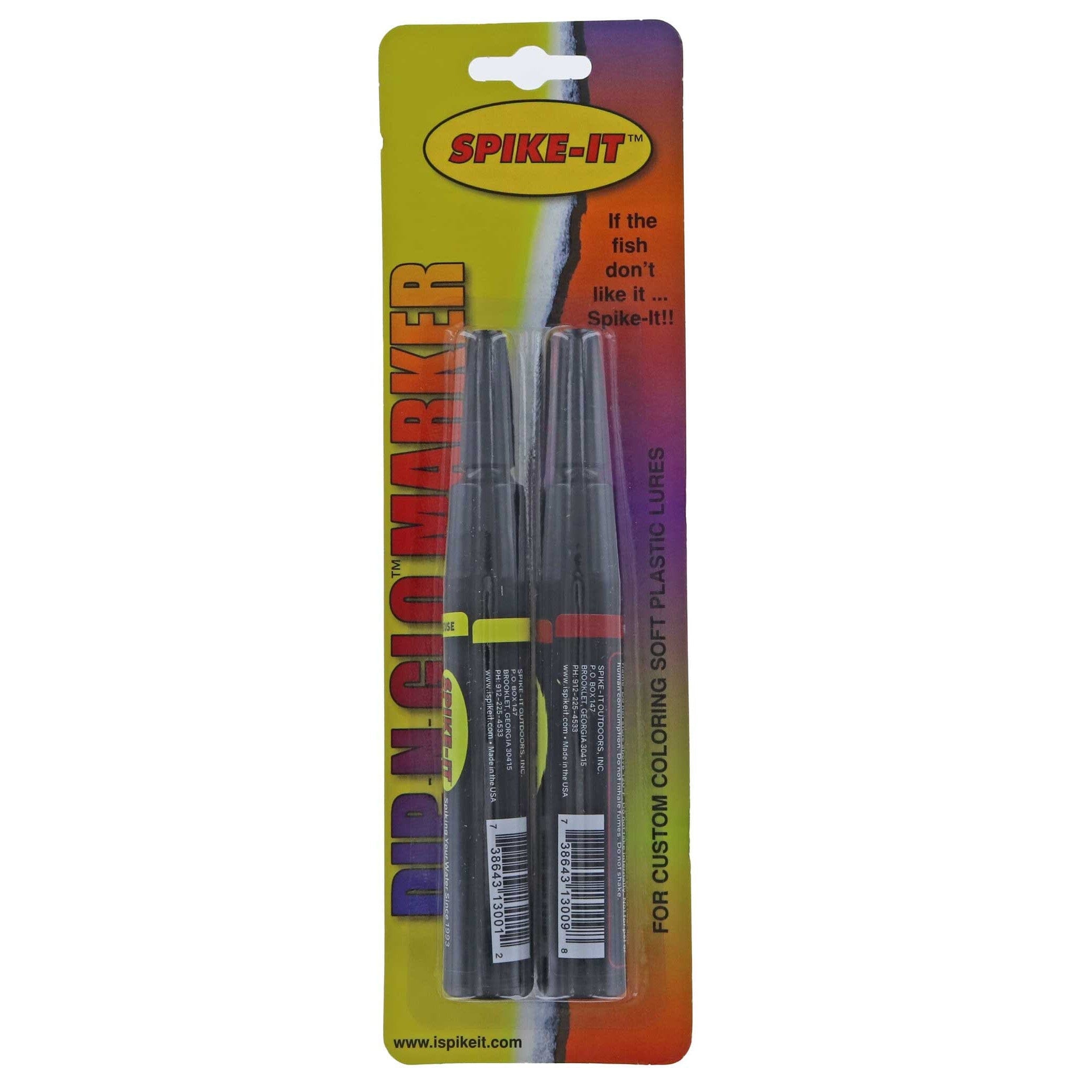 Spike It Marker-Garlic Chartreuse and Red 2pk-